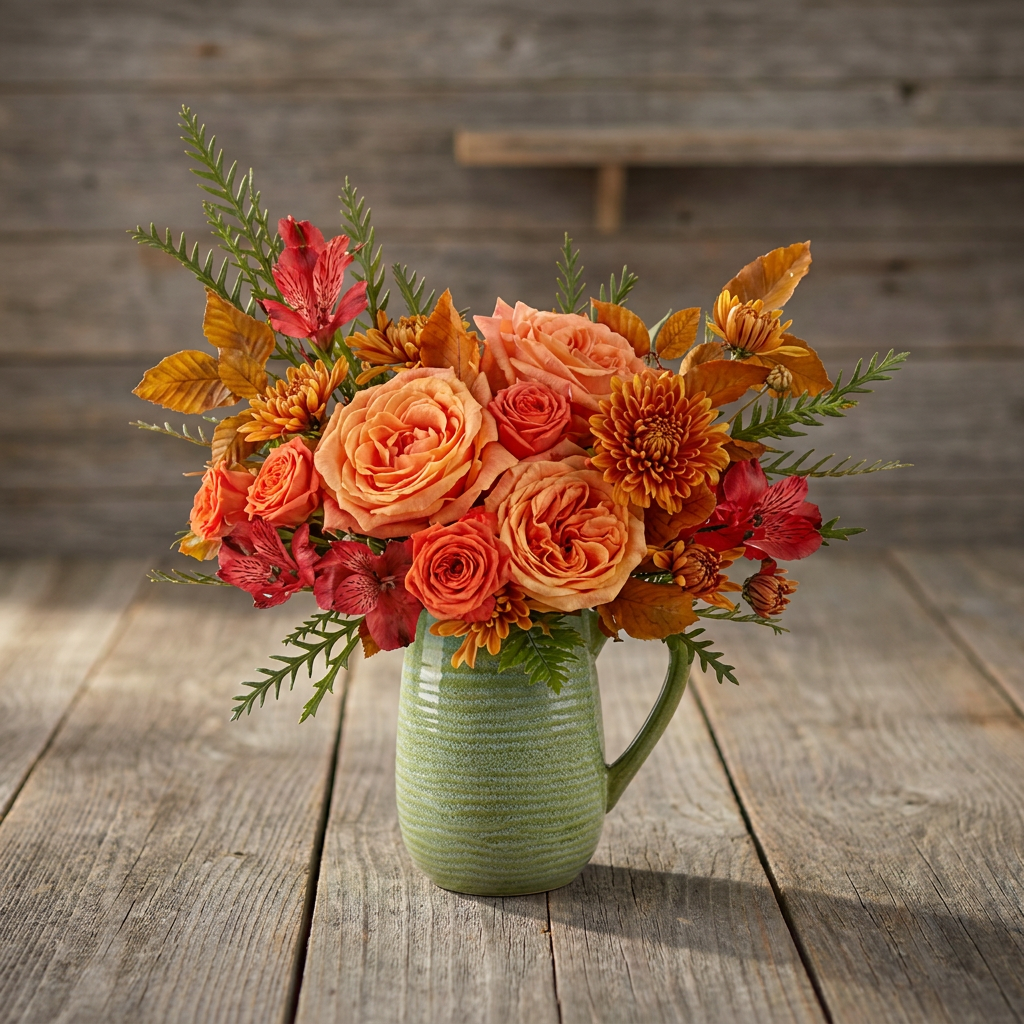 Teleflora's Modern Sage Bouquet
